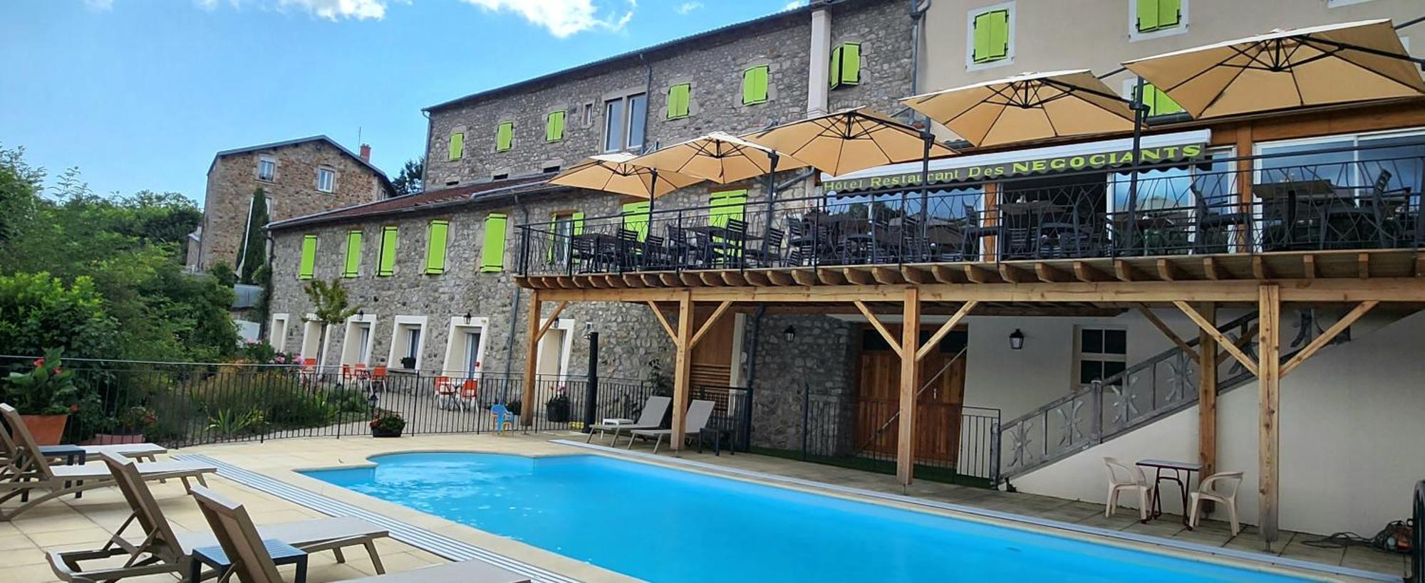 Hotel Des Negociants Lamastre Buitenkant foto